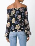 floral print blouse
