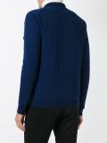 notched lapel cardigan