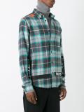 multiple prints plaid shirt