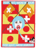 Pop Art Mon Amour书籍手拿包