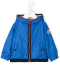 a hooded jacket 