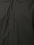 collarless shirt