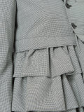 tiered ruffled jacket