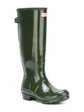 buckled knee length boots