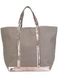 sequin embellished shopper tote