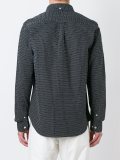 grid print shirt