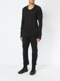 drop hem T-shirt
