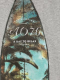 surfboard print T-shirt 