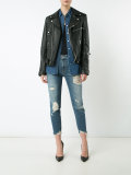 ripped cropped jeans