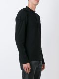 'Shoreham' collarless polo shirt