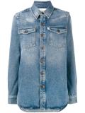 oversized denim shirt