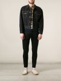 'Junior Gaultier'铆钉丹宁夹克