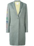 have fun eyelet detail coat