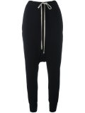 drop-crotch track pants