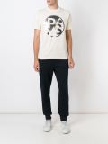 faded logo print T-shirt