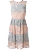 floral macramé dress