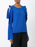 slit sleeves jumper