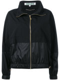 logo print wind breaker jacket