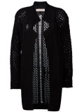 open knit cardigan