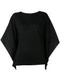 contrast sleeve jumper 