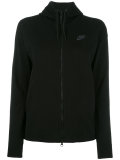 zip hooded cardigan 