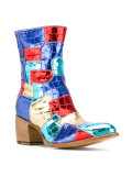 patchwork boots