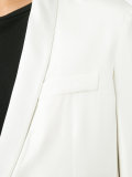 shawl lapel crossed blazer