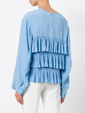 ruffle blouse