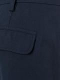 wide-legged pleated shorts