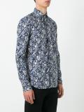 abstract print shirt