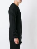 patched long sleeve T-shirt