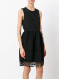 flared embroidered dress 