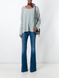 loose fit long sleeve blouse
