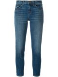 stonewashed cropped jeans