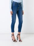 high waist cropped jeans