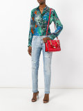 stylised seam shoulder bag 