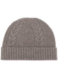 cable knit beanie