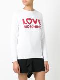 logo print sweatshirt