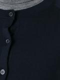 round neck cropped cardigan