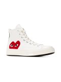 heart print sneakers