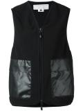 v-neck gilet