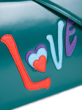 LOVE appliqué shoulder bag 