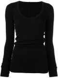 scoop neck T-shirt