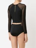 cropped top and hot pants set