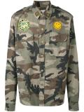 camouflage print shirt