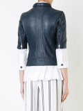 half sleeve zipped jacket