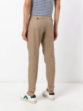 side-buckle chino trousers