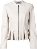 peplum hem jacket