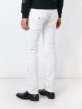 zip detail slim fit jeans