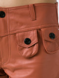 leather shorts